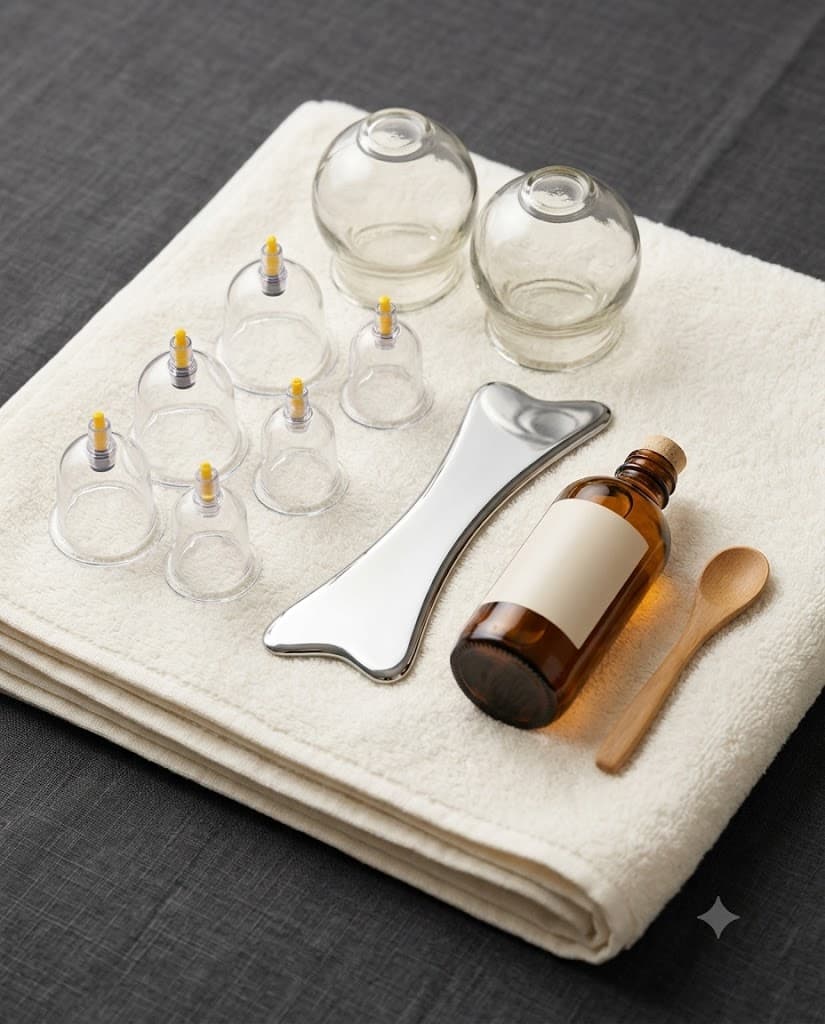 Hijama cupping massage and IASTM treatment methods